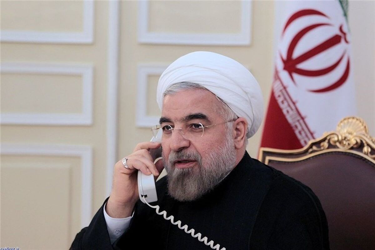 روحانی در تماس تلفنی امیر قطر