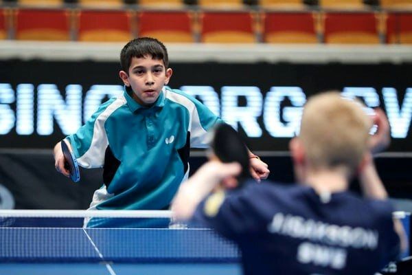 یاسین شعاری به جمع ۸ بازیکن برتر رقابت های تنیس روی میز کانتندر سوئد راه یافت