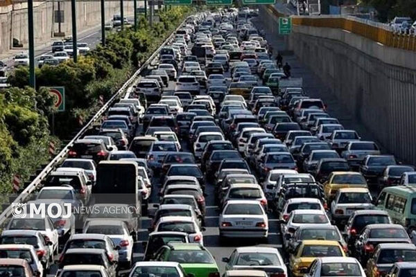 قفل ترافیکی در محور تهران–کرج–قزوین