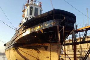 آغاز تعمیرات اساسی یدک کش خلیج فارس ۴ در بندر شهید رجایی