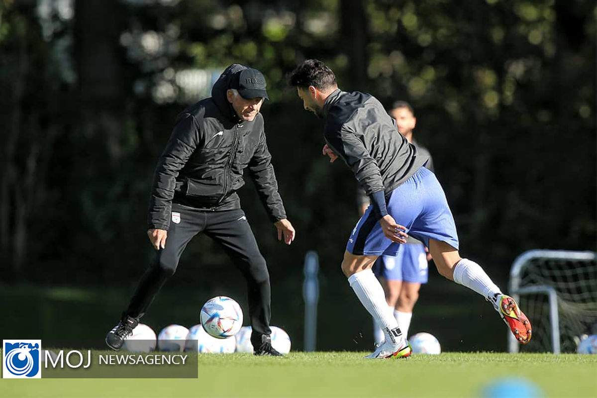 تمرین تیم ملی فوتبال