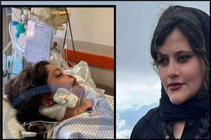 فیلم پلیس از حضور «مهسا امینی» در مقر گشت ارشاد