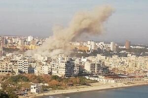 انفجار شدید در نزدیکی میدان الشیحان حلب 