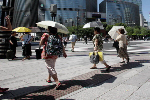 ژاپن زیر فشار گرمای بی‌سابقه