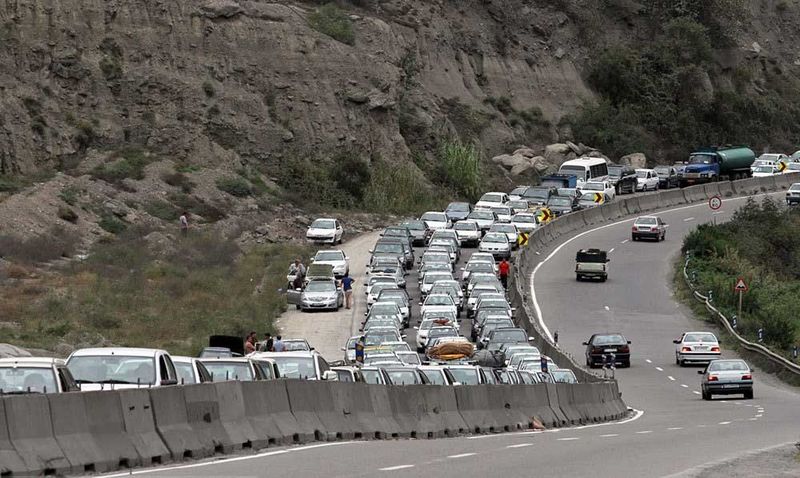 آخرین وضعیت ترافیکی محورهای هراز و فیروزکوه اعلام شد