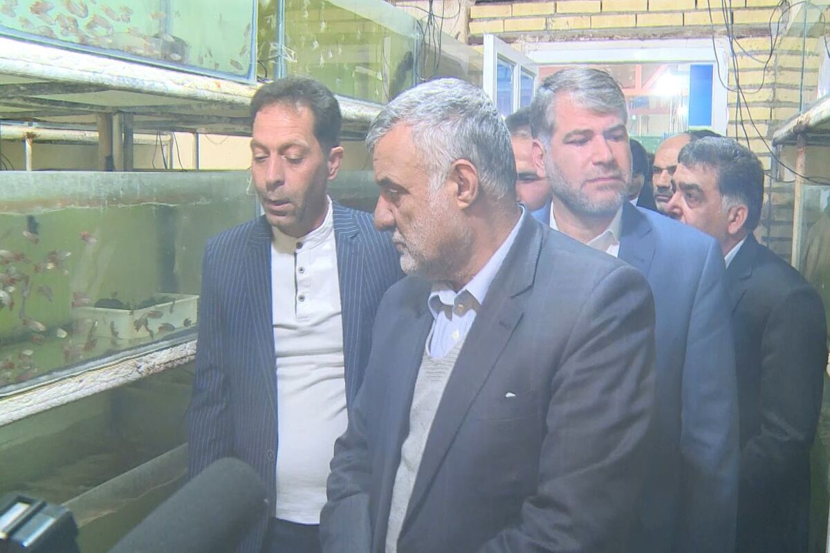 وزیر جهاد کشاورزی در کاشان