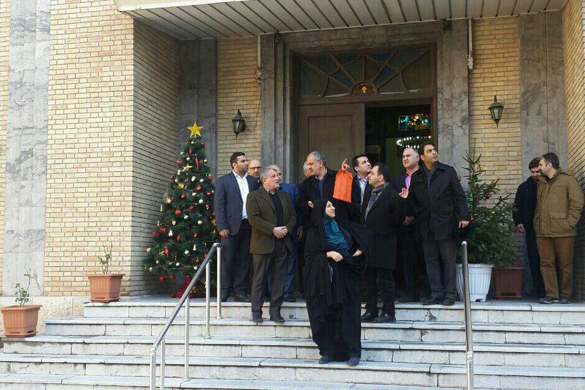بازدید محسن هاشمی از کلیسای حضرت یوسف