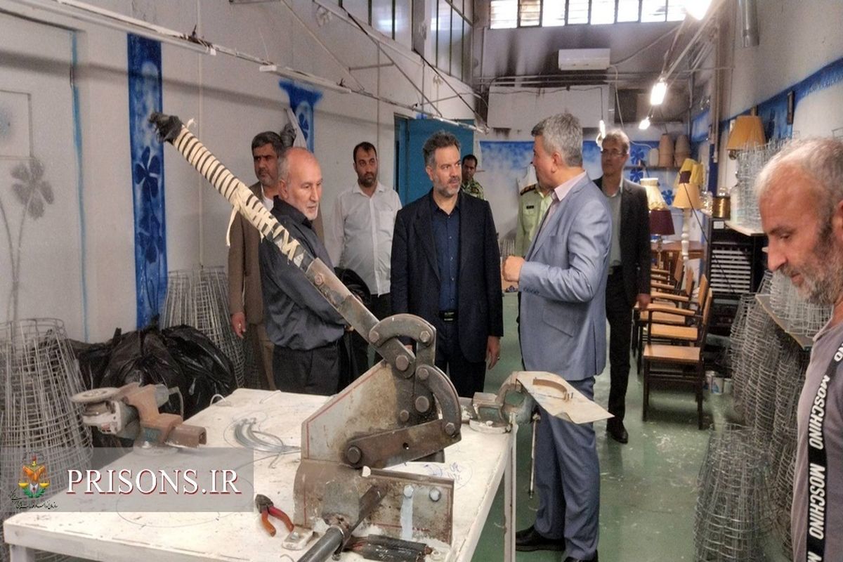 معاون توسعه مدیریت و منابع سازمان زندان‌ها از زندان‌های گیلان بازدید کرد