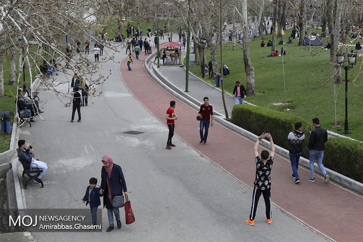 روز طبیعت در پارک ملت تهران