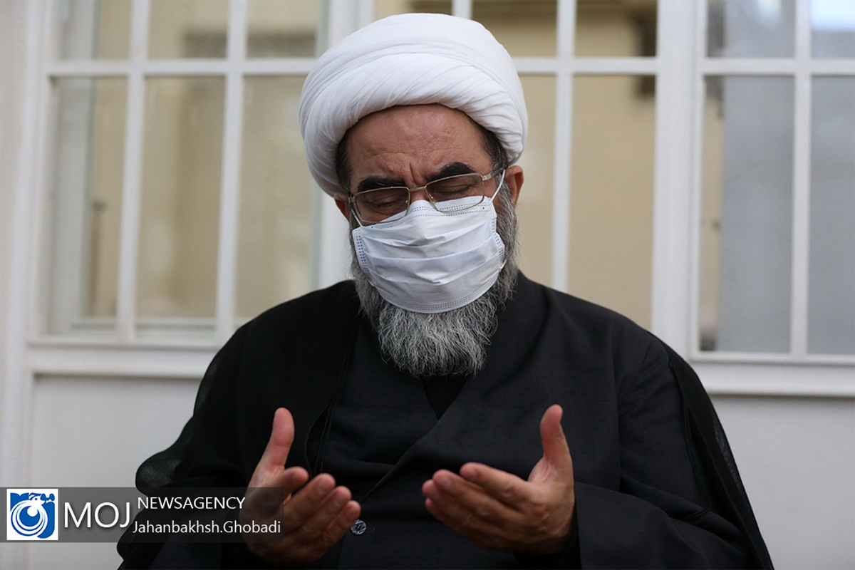 عزاداری شهادت امام صادق در بیت آیت الله العظمی فاضل لنکرانی