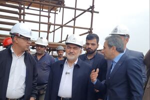 بازدید استاندار خوزستان از طرح های پتروشیمی مستقر در منطقه ویژه اقتصادی 