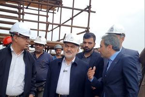 بازدید استاندار خوزستان از طرح های پتروشیمی مستقر در منطقه ویژه اقتصادی 
