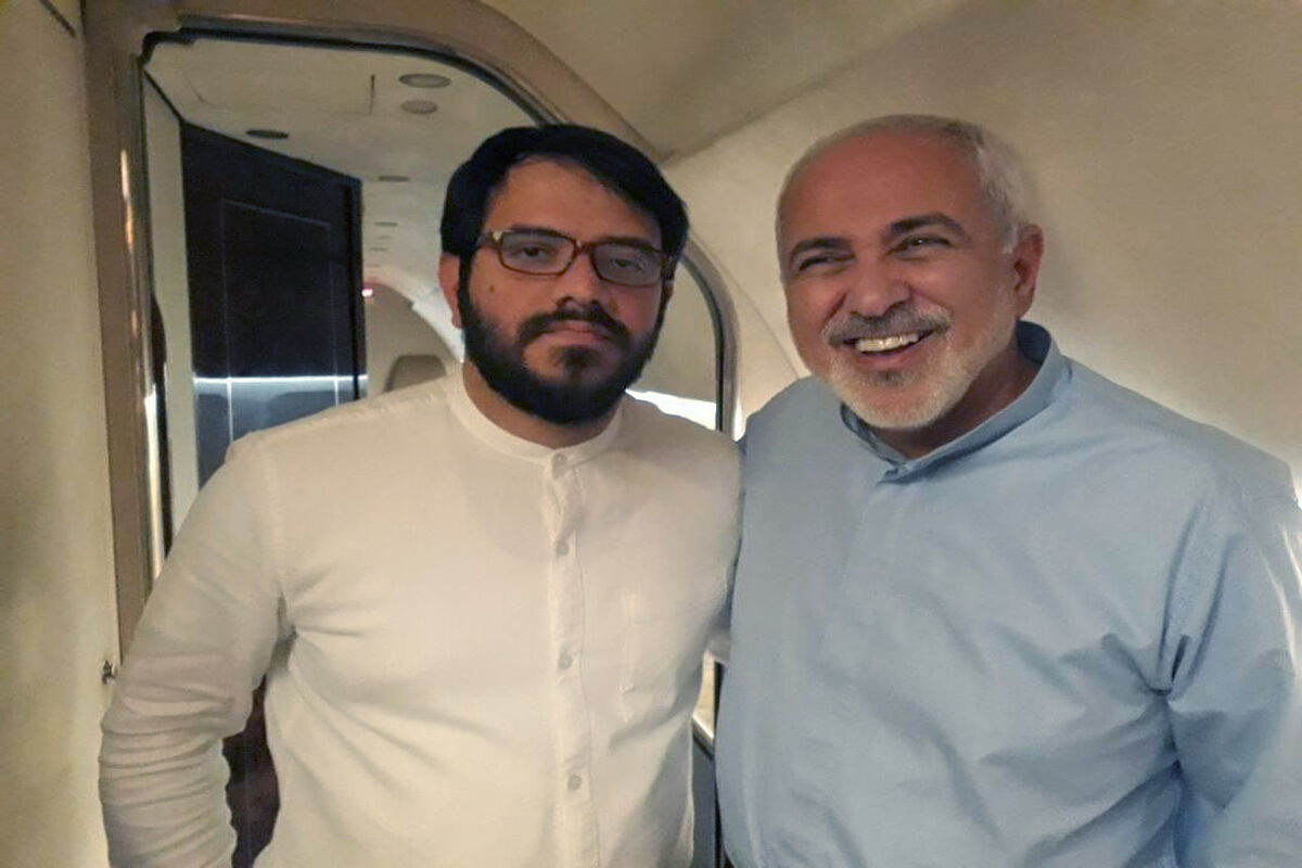 محمدجواد ظریف و مجتبی امینی-سریال گاندو