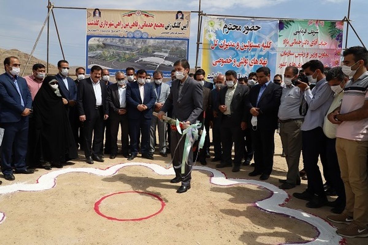 کلنگ زنی معاون وزیر کشور