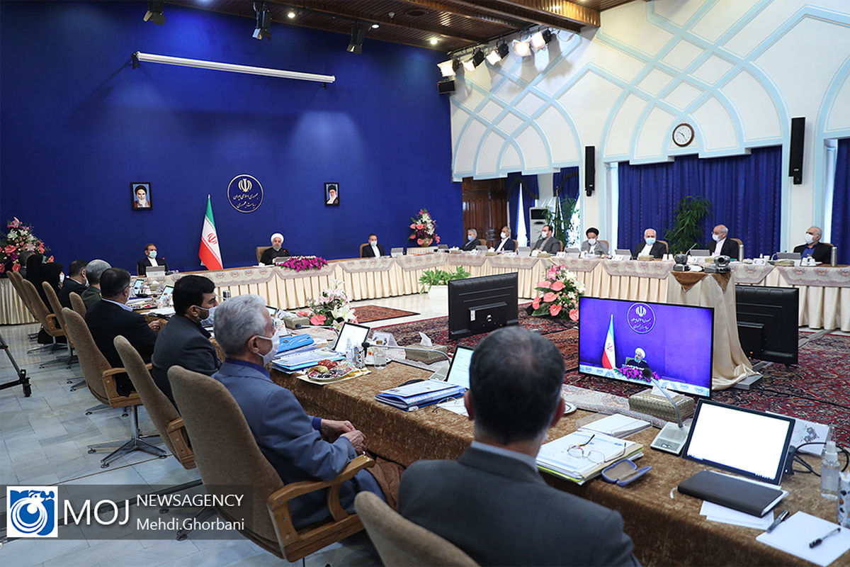 جلسه هیات دولت - ۱ مرداد ۱۳۹۹