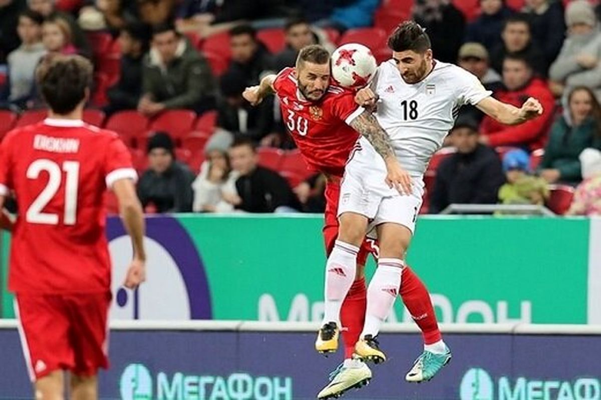 فوتبال ایران و روسیه
