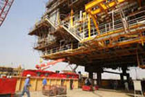 عملیات نصب سکوی فاز ۱۹A تکمیل شد