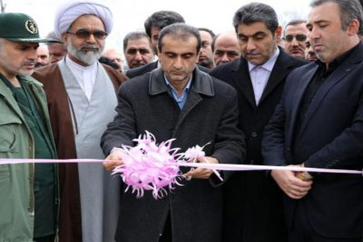 افتتاح طرح های عمرانی سنگر