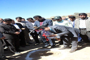 پروژه ساماندهی سایت دفت زباله دو پشته دشتروم کلنگ‌زنی شد