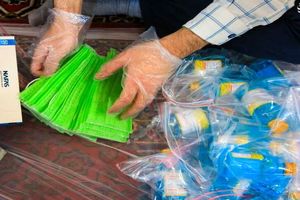 توزیع 5 هزاربسته بهداشتی در جرقویه علیا 