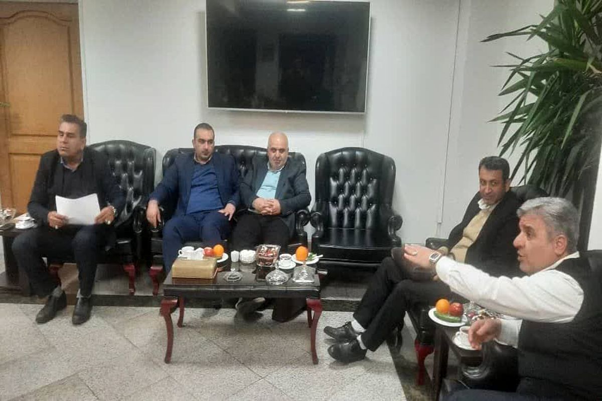 دیدار فرماندار میاندورود با معاون وزیر راه