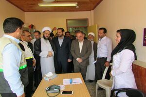 آغاز بکار بیمارستان صحرایی دربخش لوندیل  آستارا