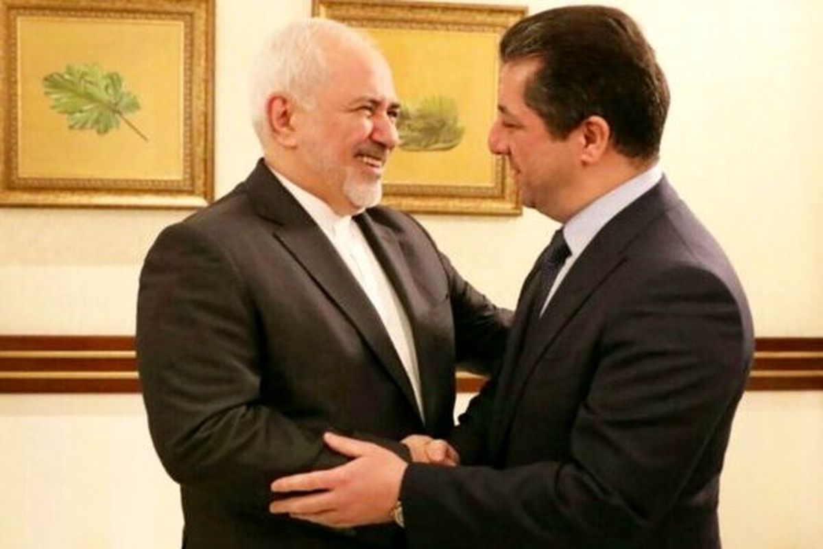 دیدار ظریف با مشاور شورای امنیت اقلیم کردستان