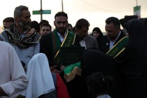 مراسم استقبال از کاروان سفیران  کریمه اهل بیت حضرت معصومه(س) در زاهدان