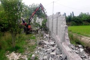 قلع و قمع دیوارکشی غیرمجاز در بابل