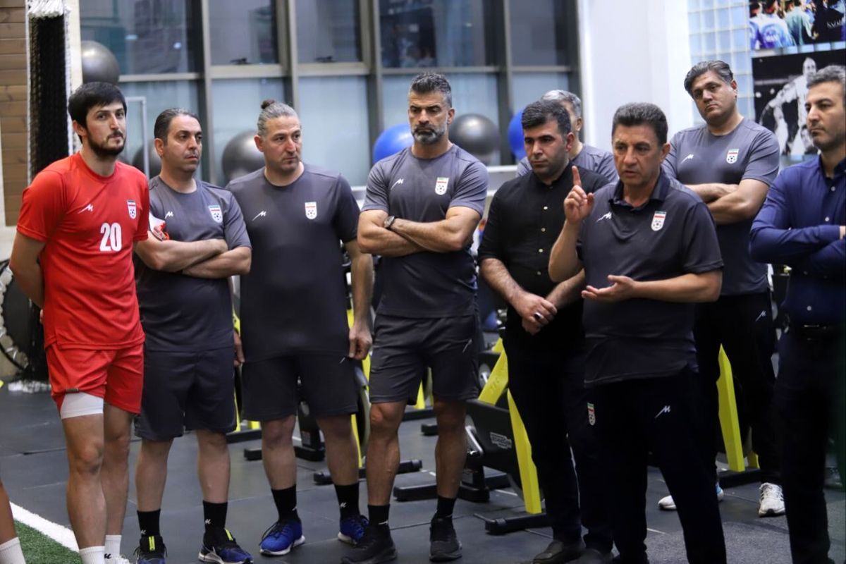 امیر قلعه‌نویی سرمربی تیم ملی فوتبال ایران