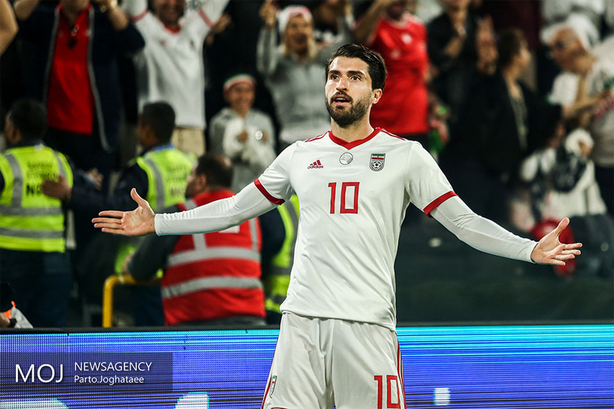 دیدار تیم‌های ملی فوتبال ایران و چین/کریم انصاری فرد