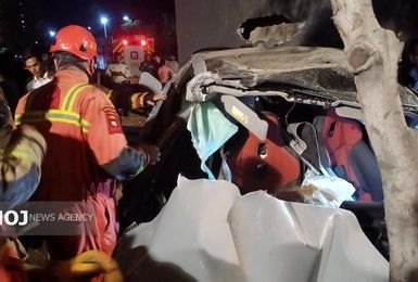 تصادف مرگبار در بزرگراه همت؛ ۳ نفر جان باختند