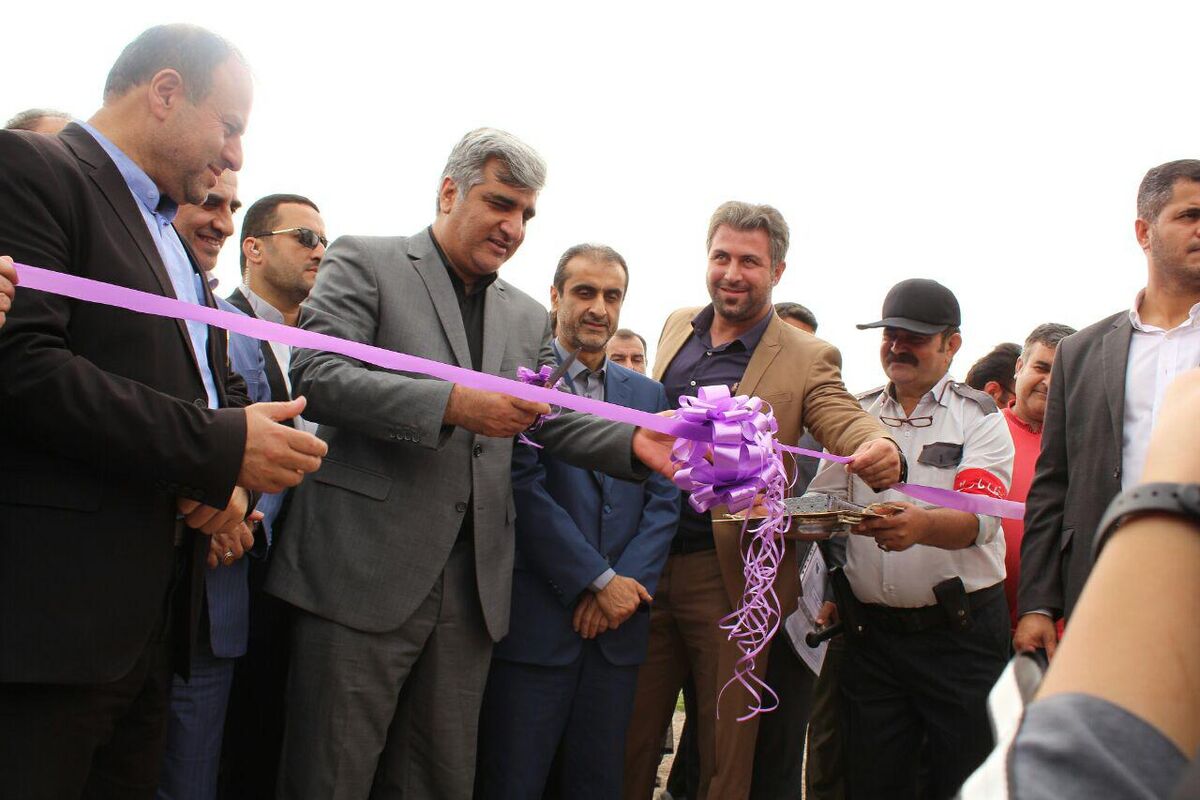 افتتاح کارخانه تولید آسفالت در شهرک صنعتی سفیدرود رشت 
