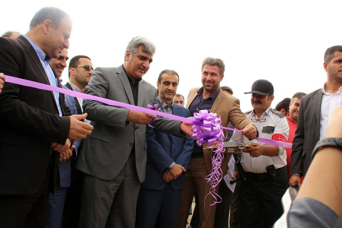 افتتاح کارخانه تولید آسفالت در شهرک صنعتی سفیدرود رشت 