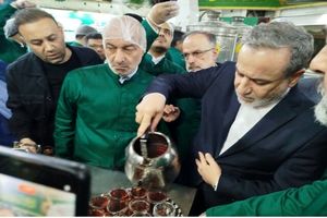 عراقچی به حرم مطهر رضوی مشرف شد