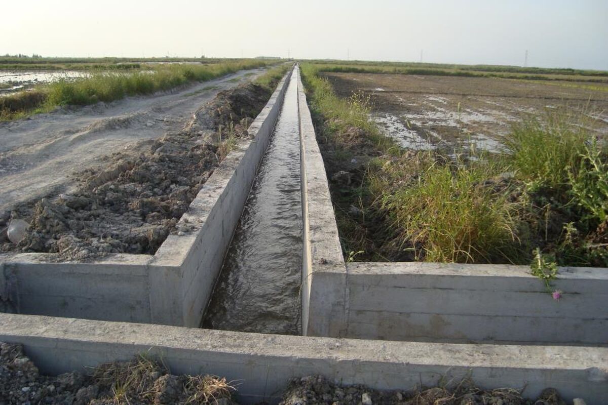 کانال بتنی کشاورزی
