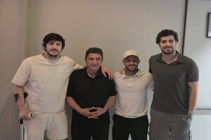قلعه‌نویی در امارات با آزمون، قایدی و عزت‌اللهی دیدار کرد