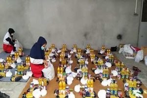 3500 بسته معیشتی و بهداشتی در میان متأثرین از کرونا در مازندران توزیع شد