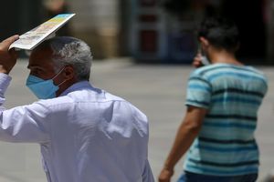 وضعیت نارنجی کیفیت هوا در بندرخمیر/ گروه های حساس در منزل بمانند