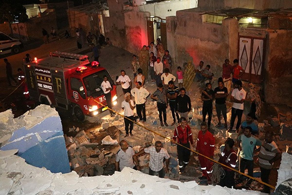 انفجار گاز در بندرعباس