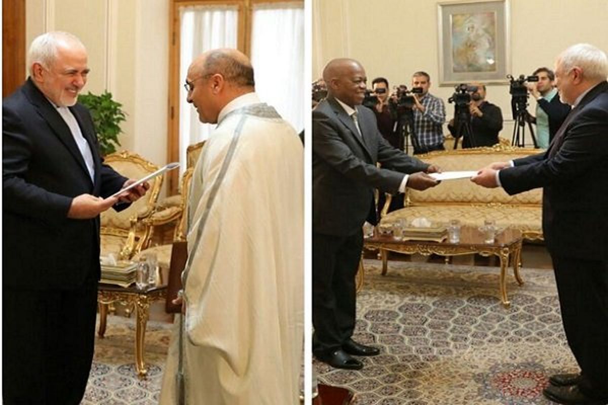 دیدار سفرای جدید تونس و سیرالئون با ظریف