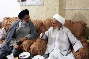 نماینده ولی فقیه در لرستان از آیت الله عباسعلی صادقی عیادت کرد