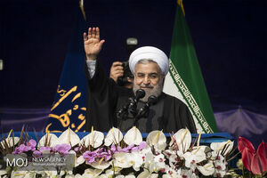 سخنرانی رییس جمهور در یوم الله ۲۲ بهمن 