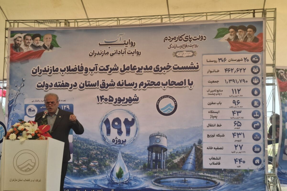 مدیرعامل آبفای مازندران