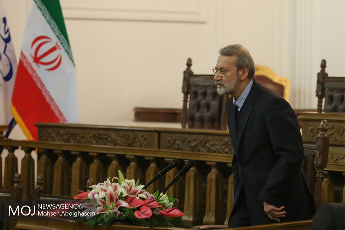 نشست خبری علی لاریجانی رییس مجلس