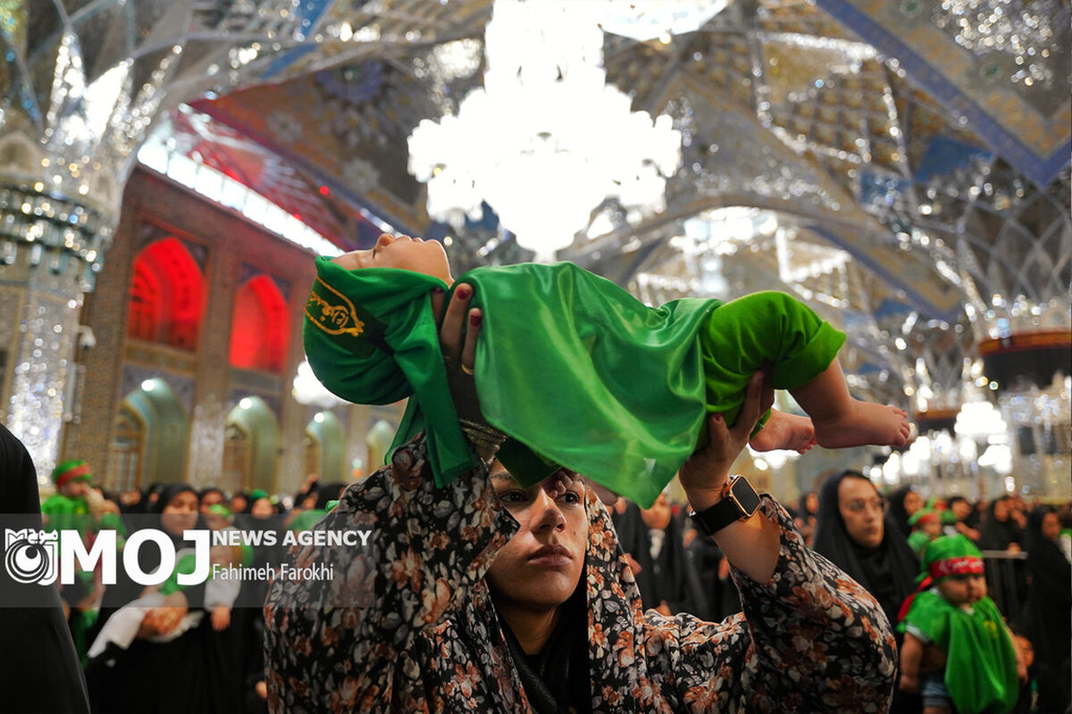 مراسم شیرخوارگان حسینی در مشهد