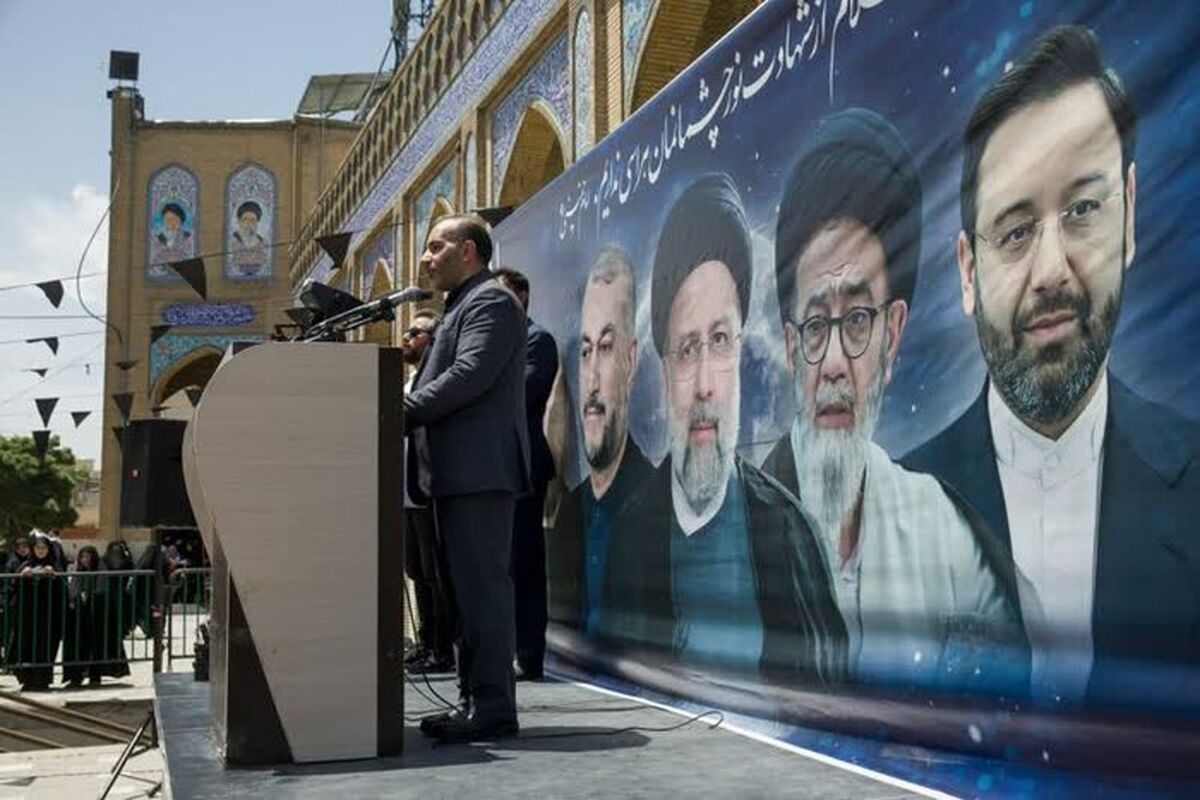 مراسم عزاداری رئیس جمهور در کرمانشاه