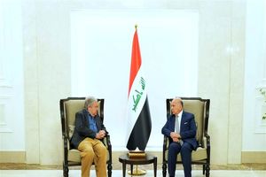 گوترش وارد بغداد شد