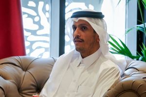 وزیر خارجه قطر وارد تهران شد