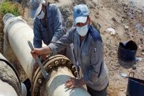 بازگشتن خط لوله در اسکله نفتی شهید رجایی بندرعباس به خط مدار انتقال